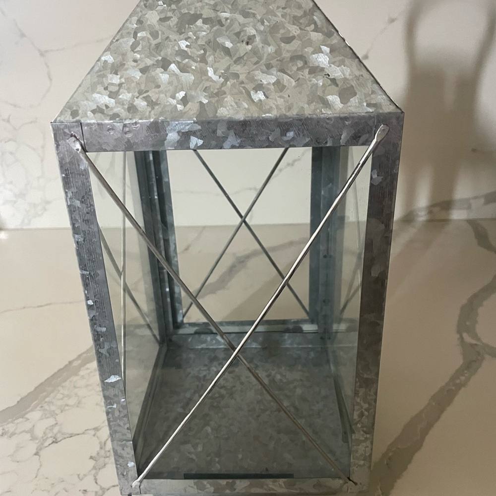 Farmhouse Metallic Lantern Home Accent - Picture 4 of 9